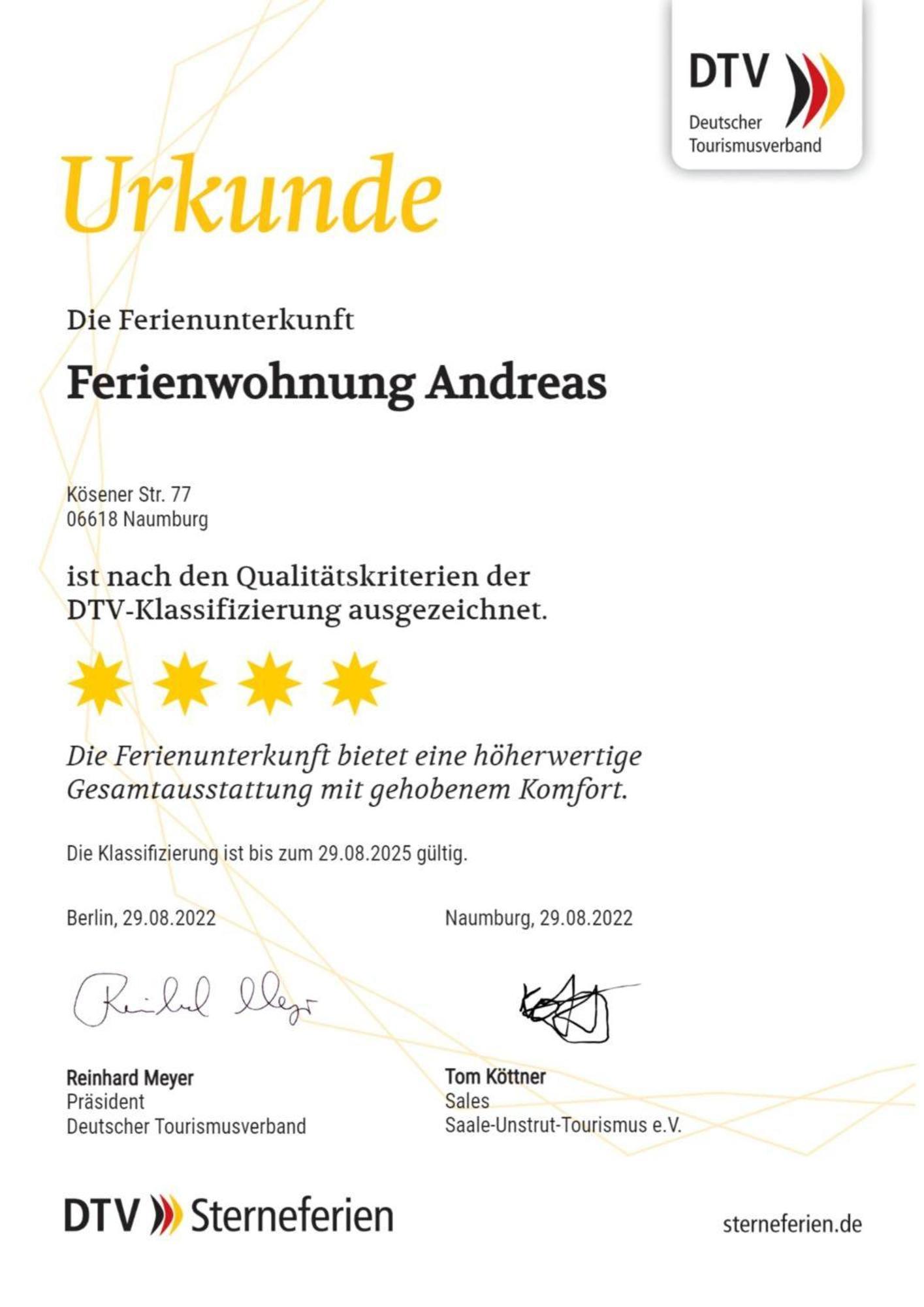 Ferienwohnung Andreas Наумбург Екстер'єр фото